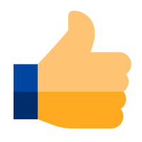 Thumbs-up approval icon showing Stonim quality assurance